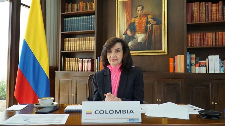 Canciller Claudia Blum. Foto: Cortesía Cancillería