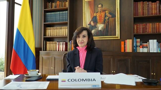 Canciller Claudia Blum. Foto: Cortesía Cancillería