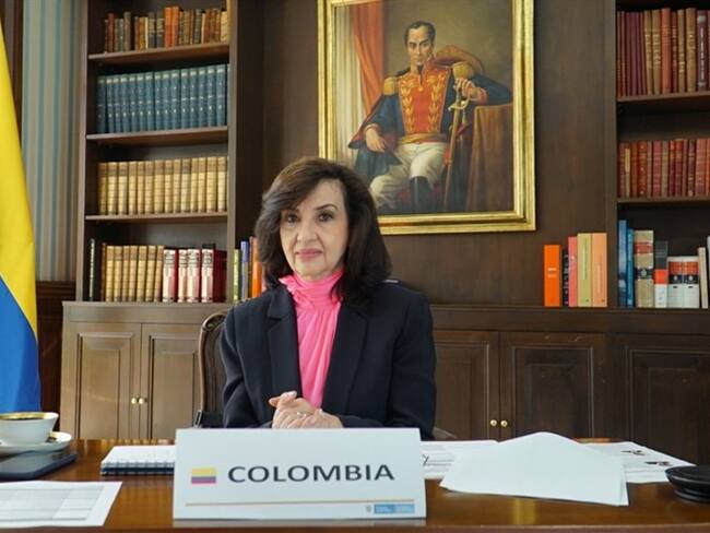 Canciller Claudia Blum. Foto: Cortesía Cancillería