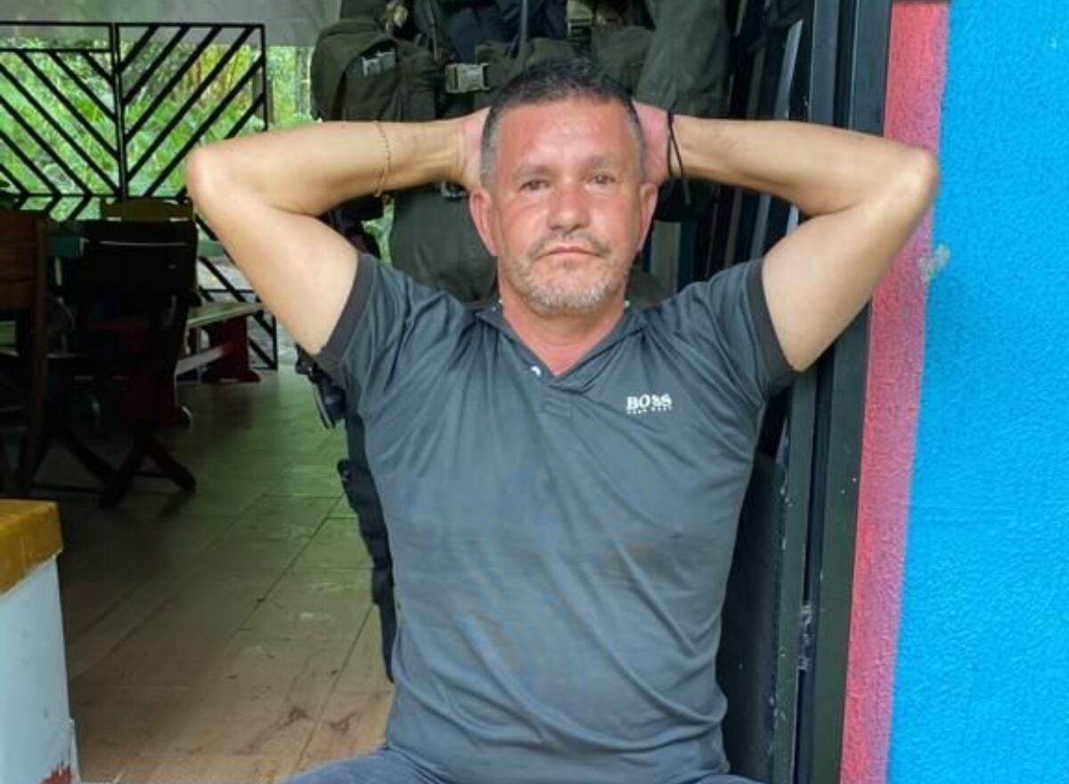 John Fredy Gallo Bedoya, alias ‘Pájaro’. Foto: Cortesía Fuerzas Militares.