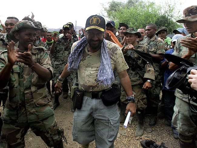 Rodrigo Tovar (C), alias &quot;Jorge 40&quot;, excomandante de las Autodefensas Unidas de Colombia (AUC) paramilitar derechista &quot;Bloque Norte&quot;.