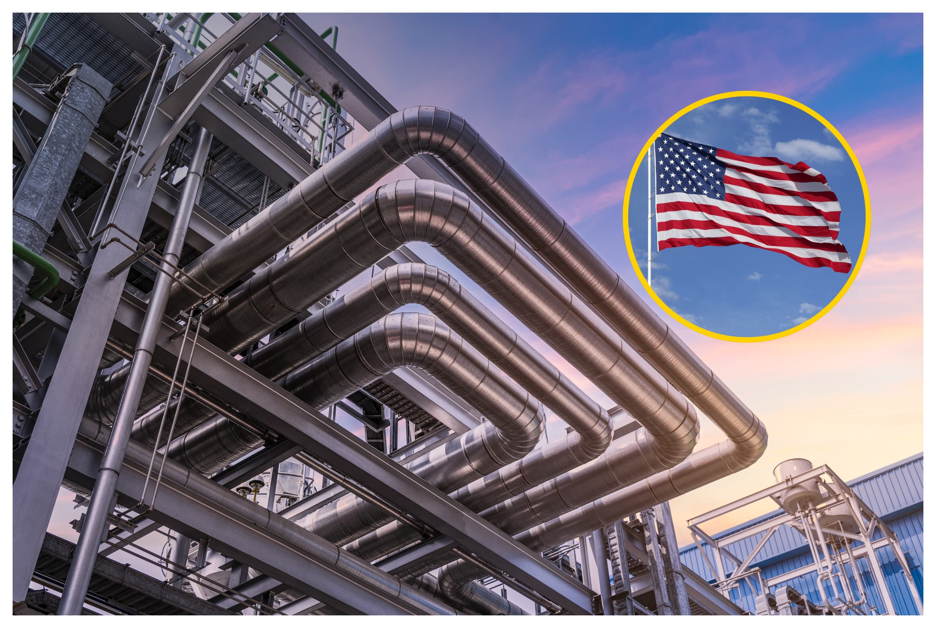 Referencia de refinería. Foto: Getty Images.