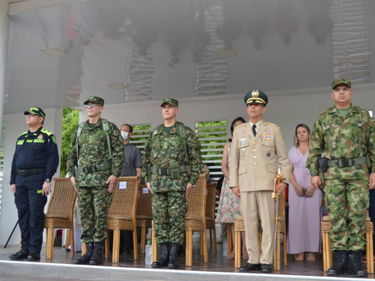 Transmisión de mando de la Primera División del Ejército Nacional en Santa Marta