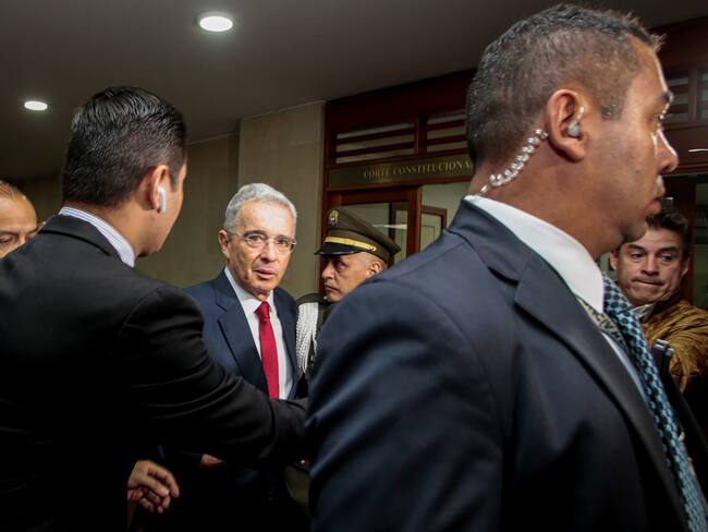 Álvaro Uribe. Foto: JUAN MANUEL BARRERO BUENO/AFP via Getty Images.