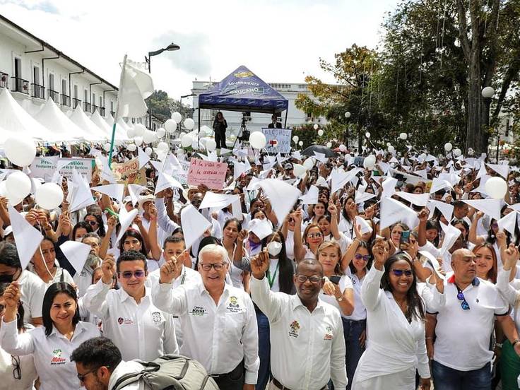 Habitantes del departamento de Cauca piden paz.