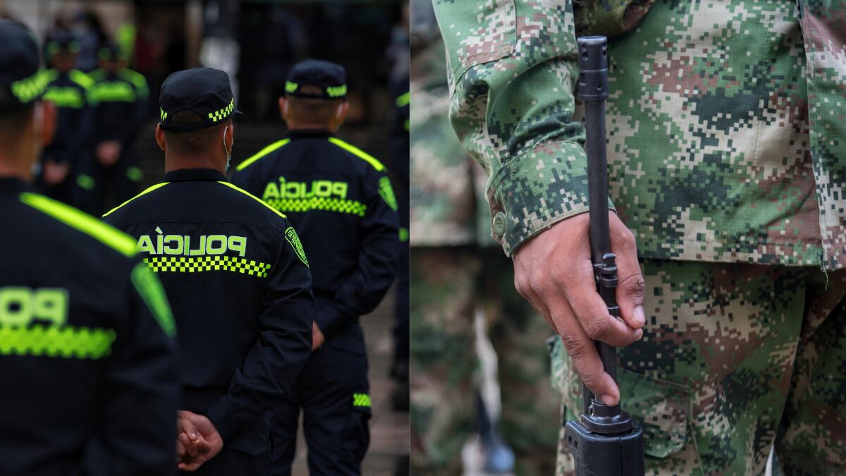 Policia Nacional y Fuerzas Armadas (Getty images)