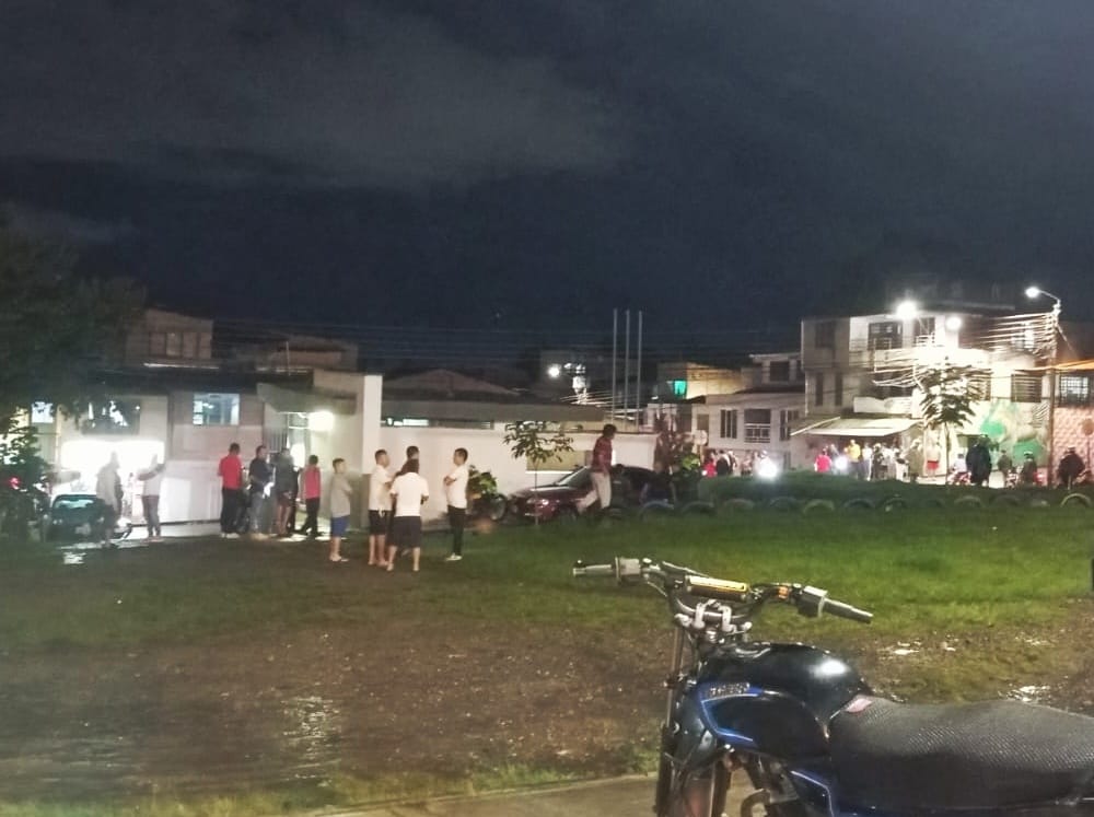 El suceso generó temor y zozobra en los habitantes del barrio El Mirador. Crédito: Red de Apoyo Cauca.