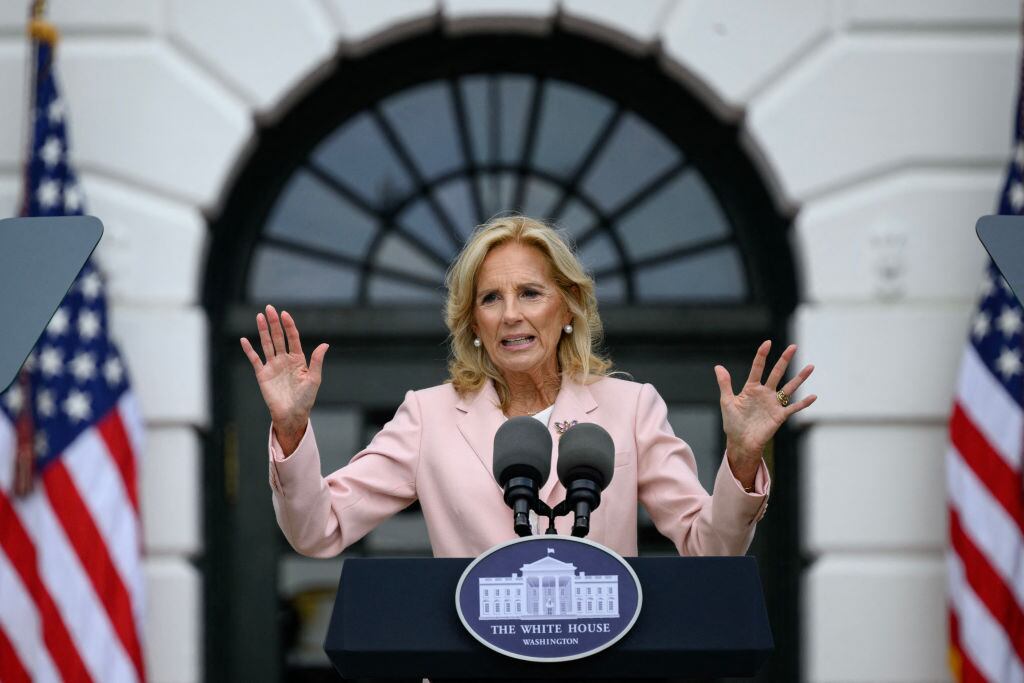 Primera dama de Estados Unidos, Jill Biden. I Foto: DREW ANGERER/AFP via Getty Images.