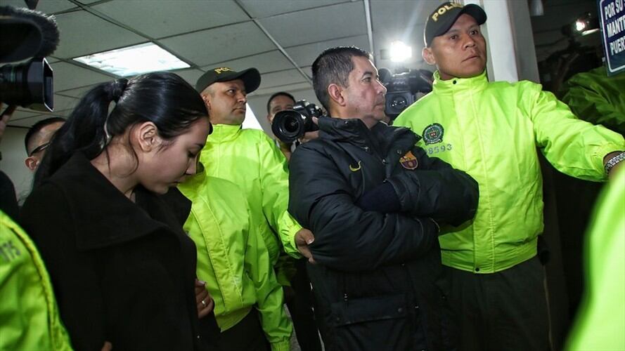 Aída Victoria Merlano y el odontólogo Javier Cely. Foto: Colprensa