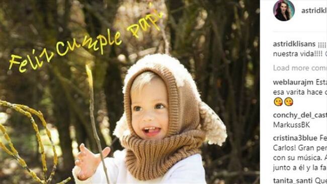 Astrid Klisans conmueve las redes sociales con enternecedora felicitación a Carlos Baute. Foto: Bang Media