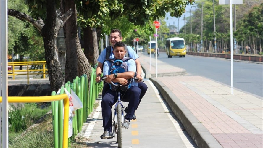 Autoridades reportan balance positivo de la jornada del "Día Sin Carro" en Montería. Foto: Cortesía
