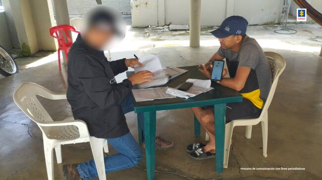 Foto: Policía judicializado/ Fiscalía