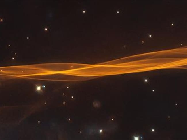 Sección de la onda expansiva de la supernova Cygnus . Foto: Europa Press