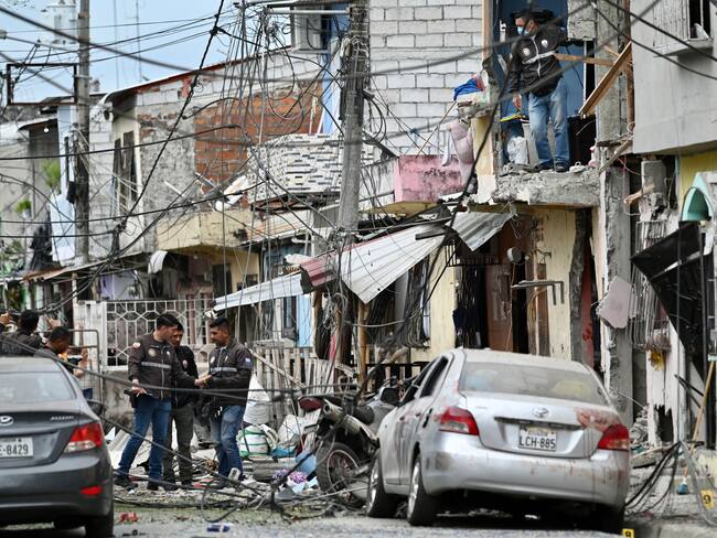Explosión en Guayaquil, Ecuador. Foto: MARCOS PIN/AFP via Getty Images