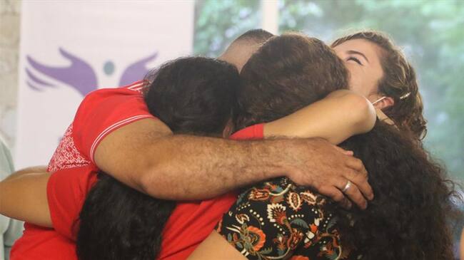 La víctima logró reencontrarse 20 años después con su familia en un municipio del Magdalena. Foto: Cortesía Unidad de Búsqueda de Desaparecidos