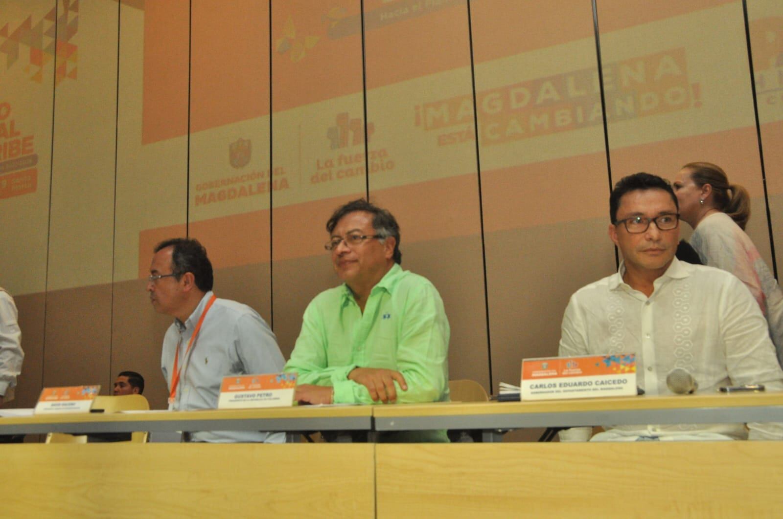 Gustavo Petro en Diálogo del Caribe. Foto: 1er Diálogo del Caribe/ Gissell Campo