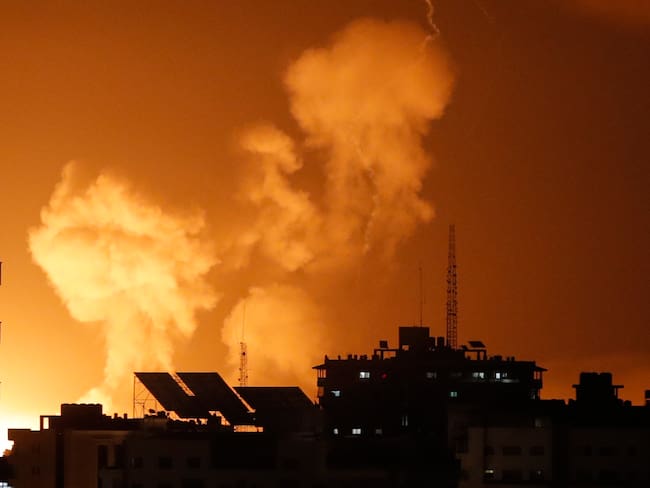 CONFLICT-GAZA (Photo by MOHAMMED ABED / AFP) (Photo by MOHAMMED ABED/AFP via Getty Images)