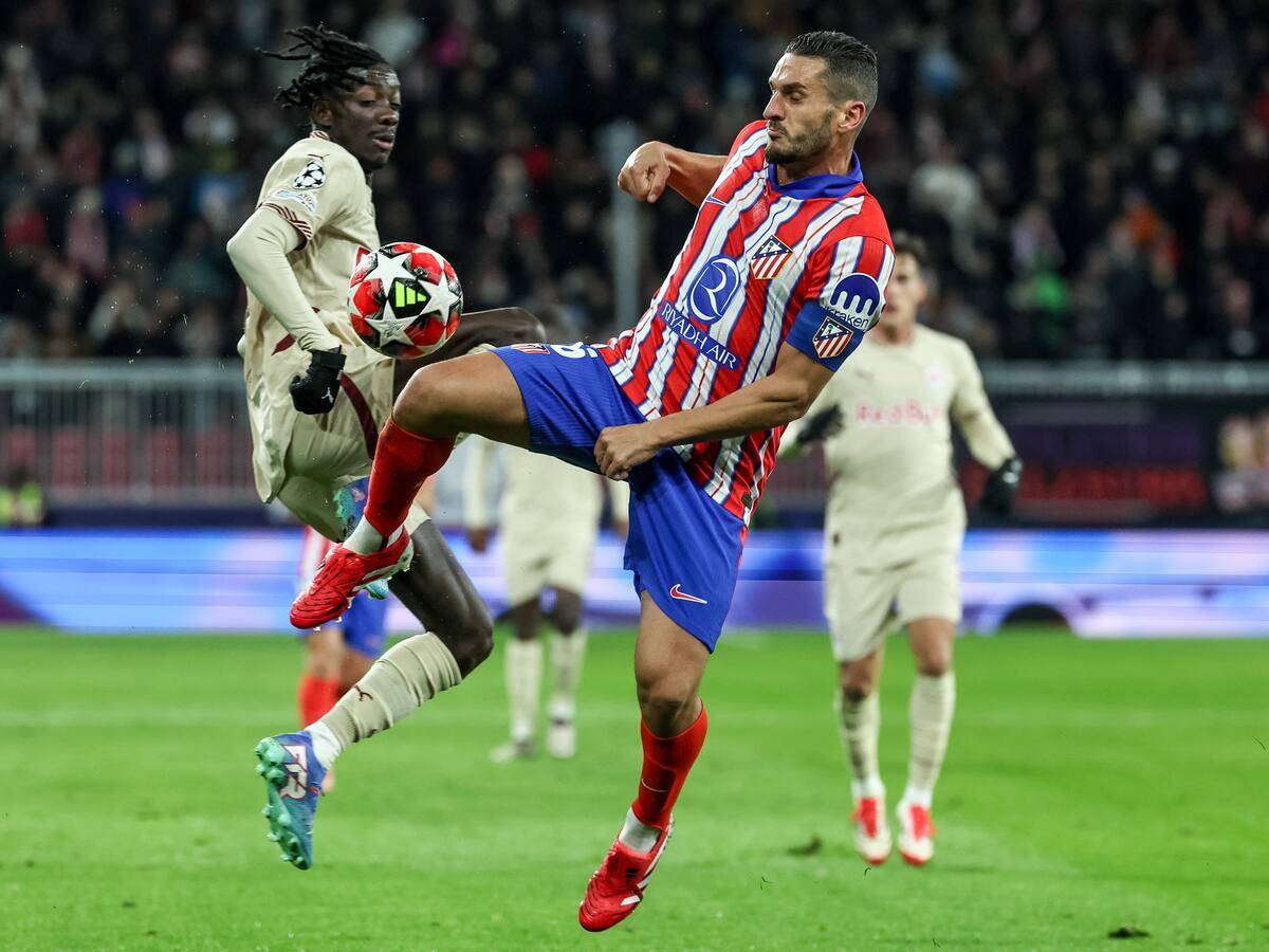 Atlético de Madrid le ganó 4-1 a Salzburgo de Austria
