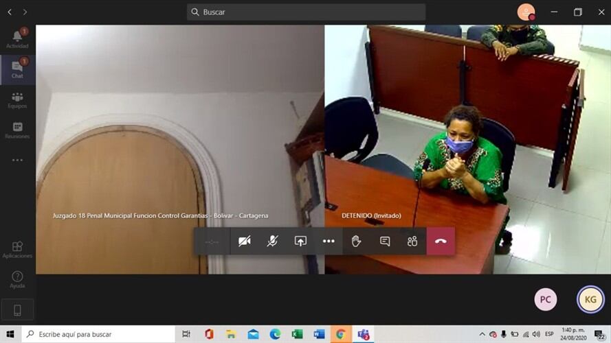 La decisión del Juez se conoció luego de que la Fiscalía General de la Nacional le imputara a Vergara Acero el delito de secuestro simple.. Foto: Cortesía