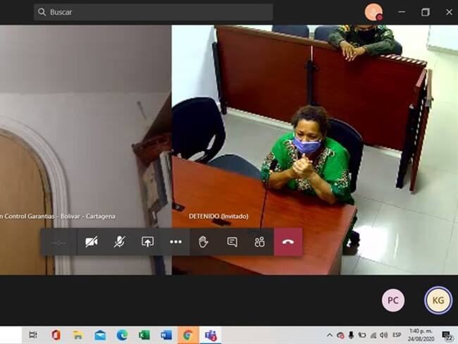 La decisión del Juez se conoció luego de que la Fiscalía General de la Nacional le imputara a Vergara Acero el delito de secuestro simple.. Foto: Cortesía