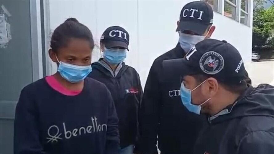 Recapturan en Ibagué a Carolina Galván, por la desaparición de Sara Sofía. Foto: Colprensa