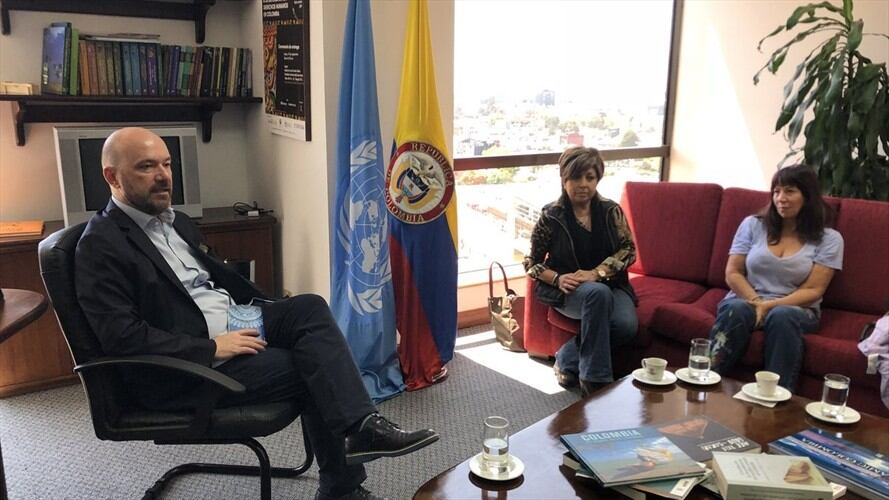 Reunión de funcionario de la ONU con periodistas. Foto: @ONUHumanRights/ Twitter