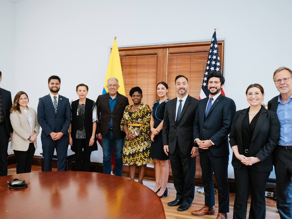 Francia Márquez se reunió con delegación estadounidense de congresistas demócratas