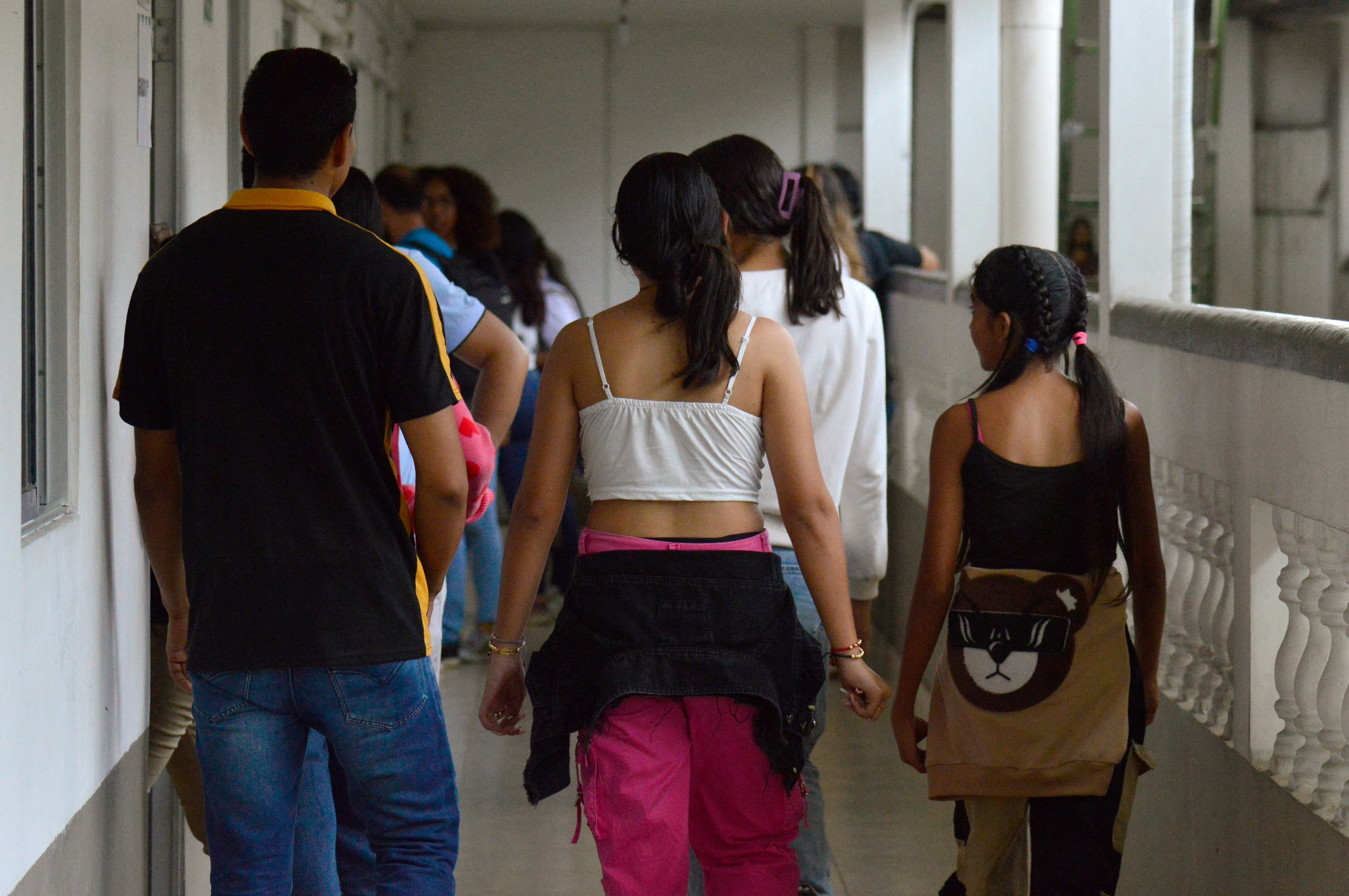 Colegio en Colombia. Foto: SCHNEYDER MENDOZA/AFP via Getty Images.