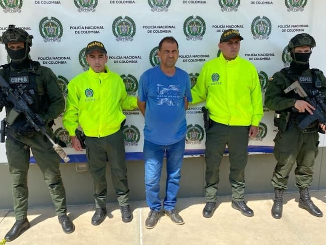 Eliécer Acevedo Barón, alias ‘Manuel’. Foto: Policía