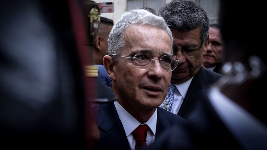 Álvaro Uribe. Foto: Colprensa - Diego Pineda