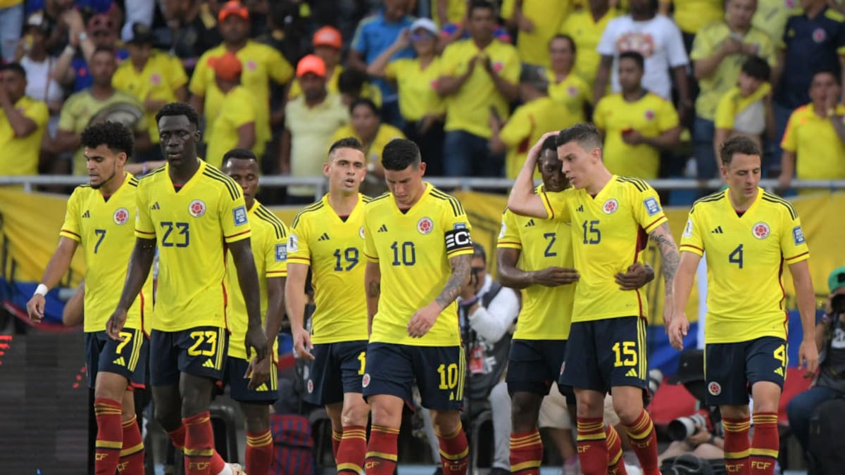 Selección Colombia sigue invicta en Eliminatorias tras empatar 2-2 con Uruguay