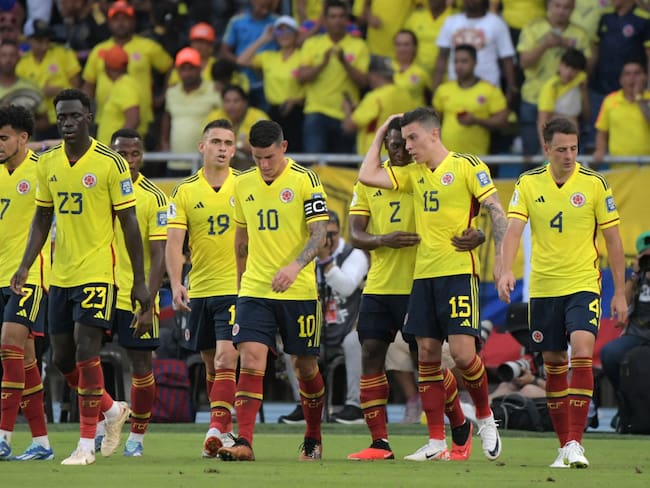 Selección Colombia vs. Uruguay por Eliminatorias Sudamericanas. Foto: RAUL ARBOLEDA/AFP via Getty Images.
