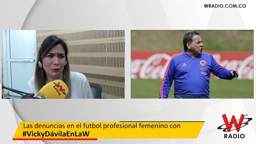 Carolina Rozo, denuncia casos de acoso sexual en el fútbol Colombiano. Foto: La WCon Vicky Dávila