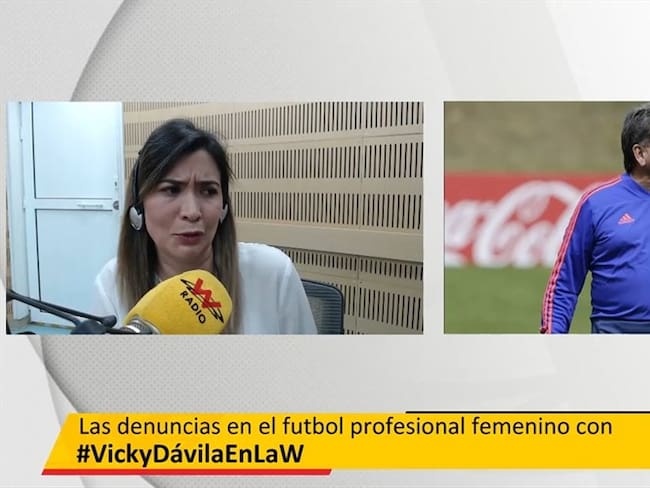 Carolina Rozo, denuncia casos de acoso sexual en el fútbol Colombiano. Foto: La WCon Vicky Dávila