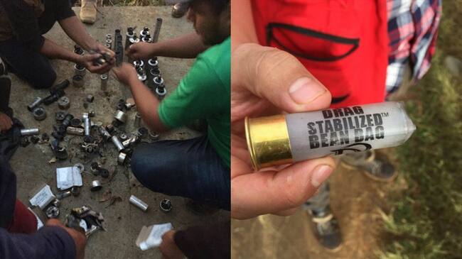 Según denuncias, cuando la comunidad se encontraba concentrada, integrantes del Esmad y la Policía Militar iniciaron un operativo de desalojo. Foto: Comisión Derechos Humanos Minga