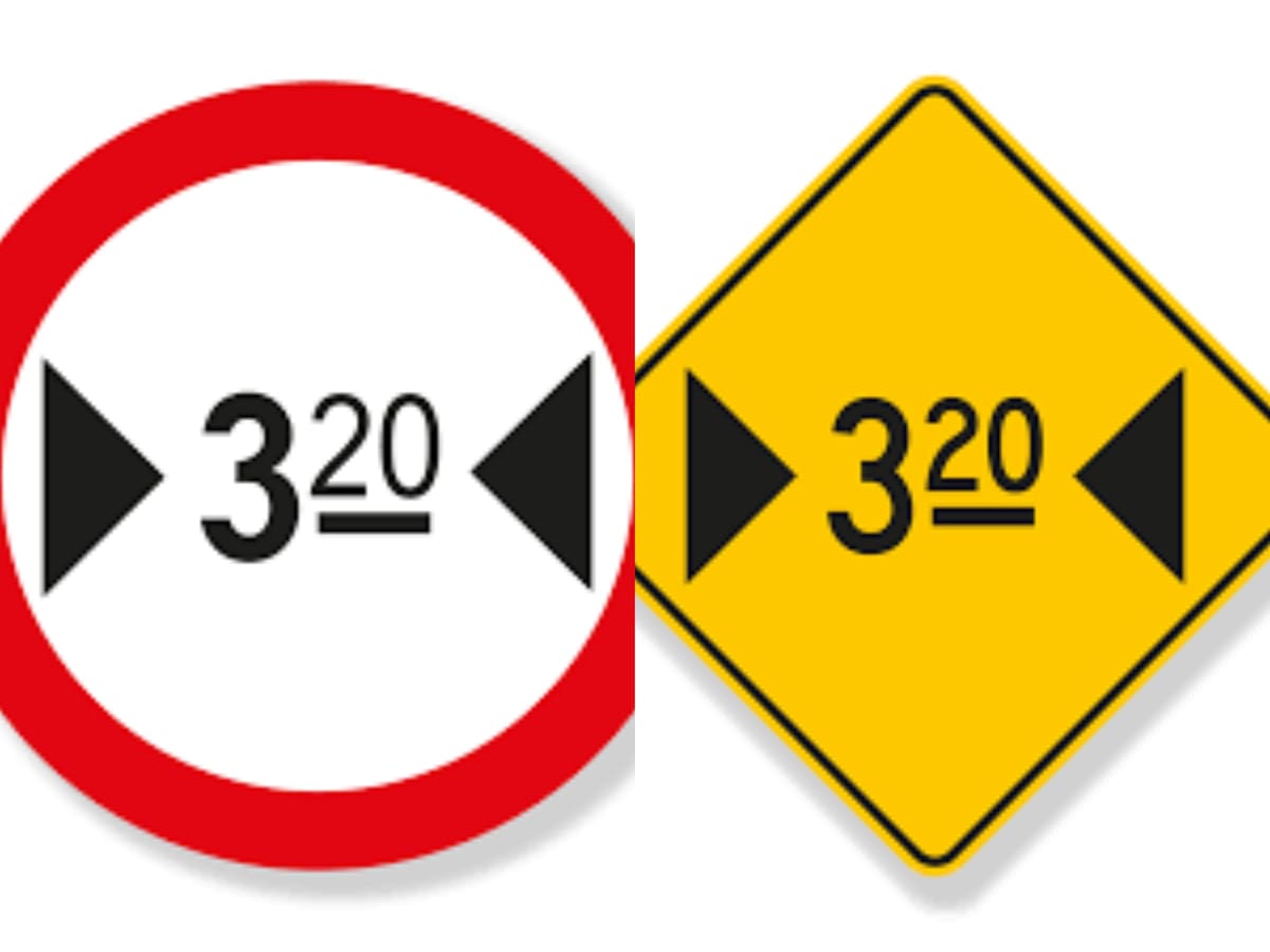 En qué se diferencia la señal de tránsito 320 roja (SR-33) de la amarilla (SP-51): ¿Dan multa?