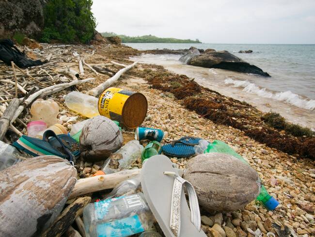 Imagen de referencia de residuos de plástico. Foto: Getty Images.