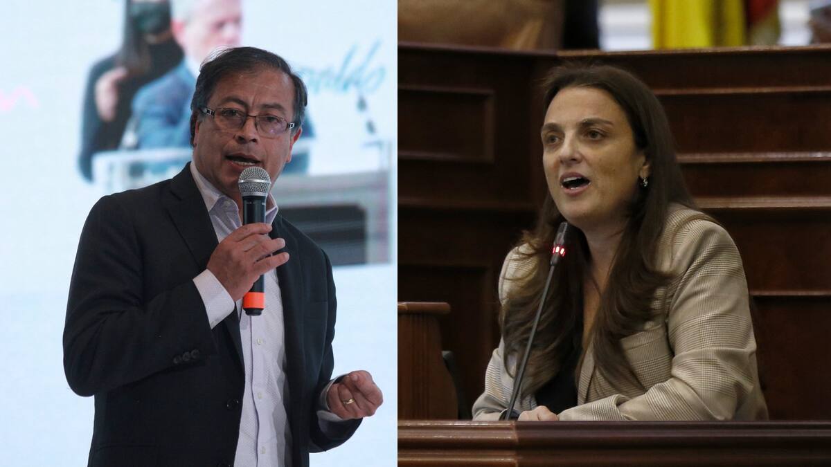 Karen Abudinen tildó de “calumniador” a Petro por usar la palabra ‘abudinear’ en España