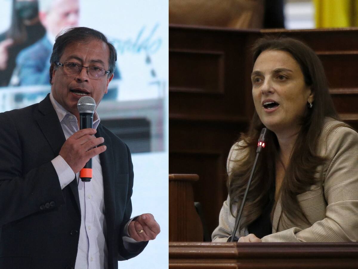 Karen Abudinen tildó de “calumniador” a Petro por usar la palabra ‘abudinear’ en España