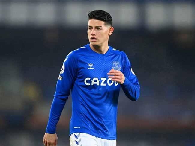 James Rodríguez, jugador del Everton y de la Selección Colombia. Foto: Michael Regan/Getty Images