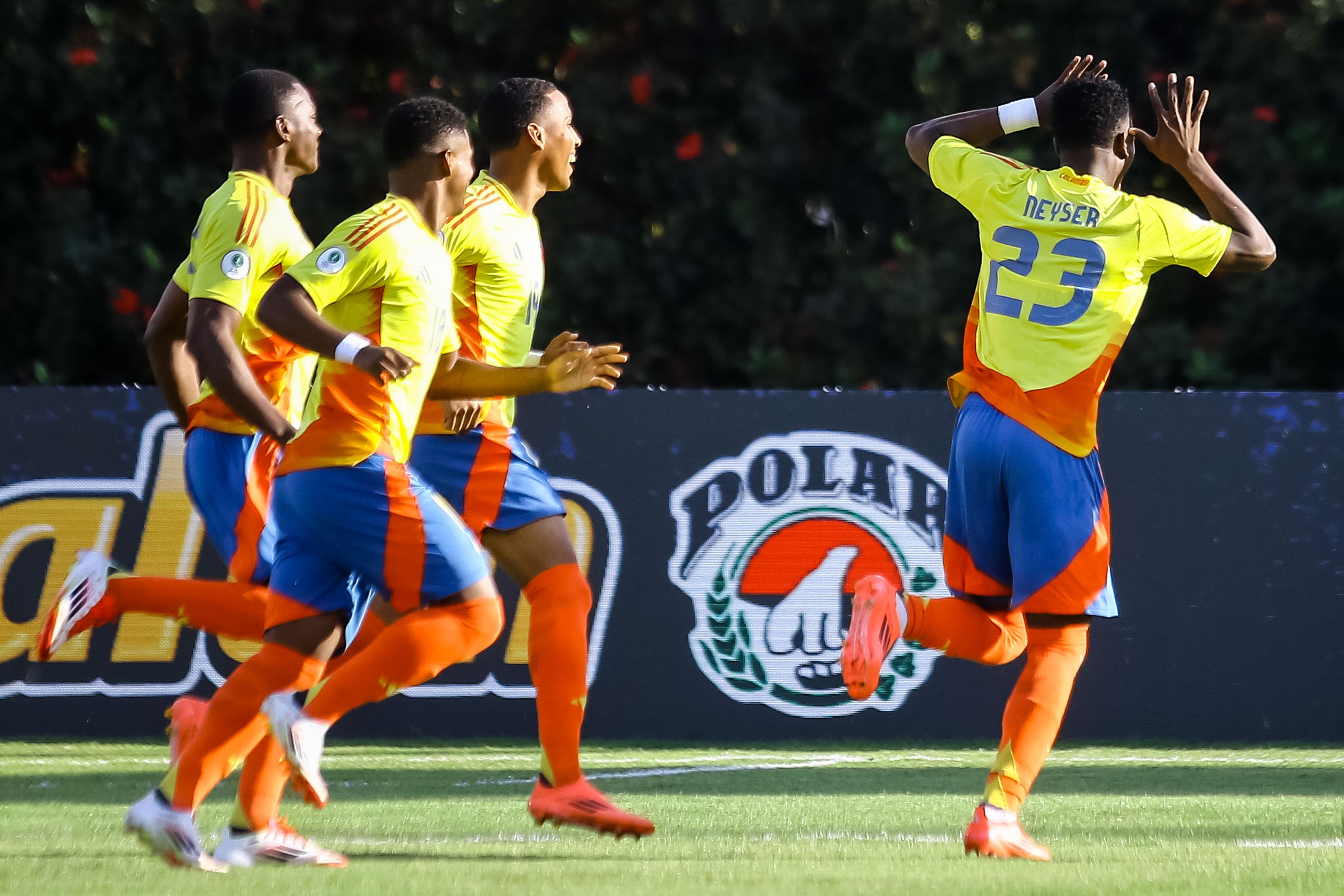 Selección Colombia Sub-20. FOTO: EFE/ Juan Carlos Hernández.