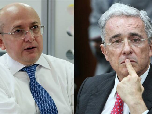 Tras ser mencionado en el “cartel de la toga”, Eduardo Montealegre aseguró que no se dejaría intimidar “por las amenazas del expresidente Álvaro Uribe y su entorno de violadores de derechos humanos”. Foto: Colprensa