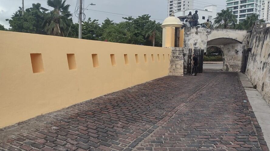 Las labores de restauración deben estar listas a más tardar el 29 de octubre.. Foto: Antonio Canchila