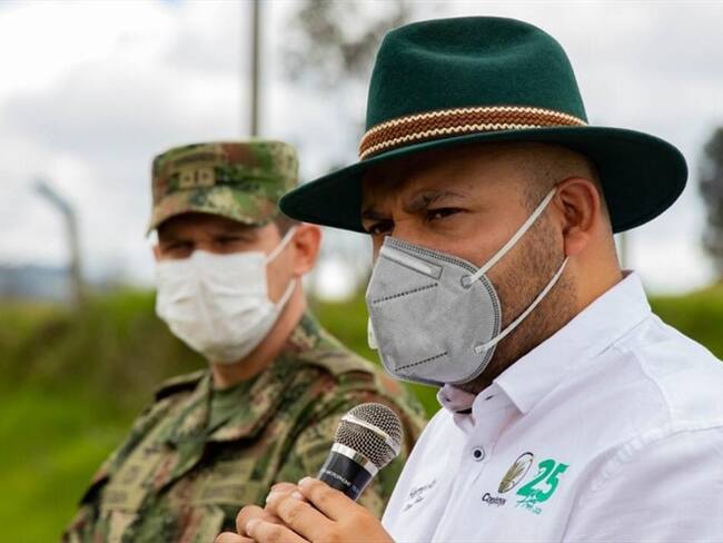 El director de Corpoboyacá, Herman Amaya, mencionó que la autoridad encargada de hacer las investigaciones es la Anla.. Foto: Corpoboyacá