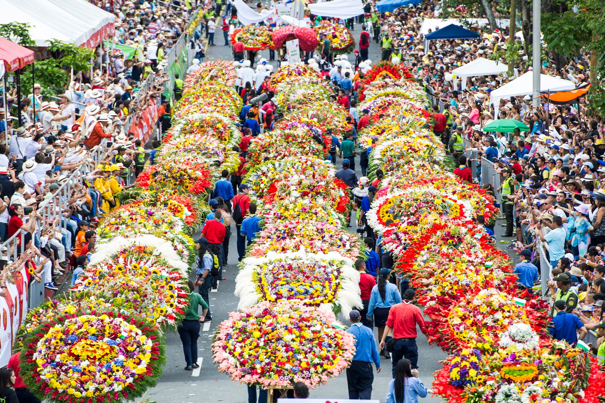Feria de las Flores. Foto: Getty Images