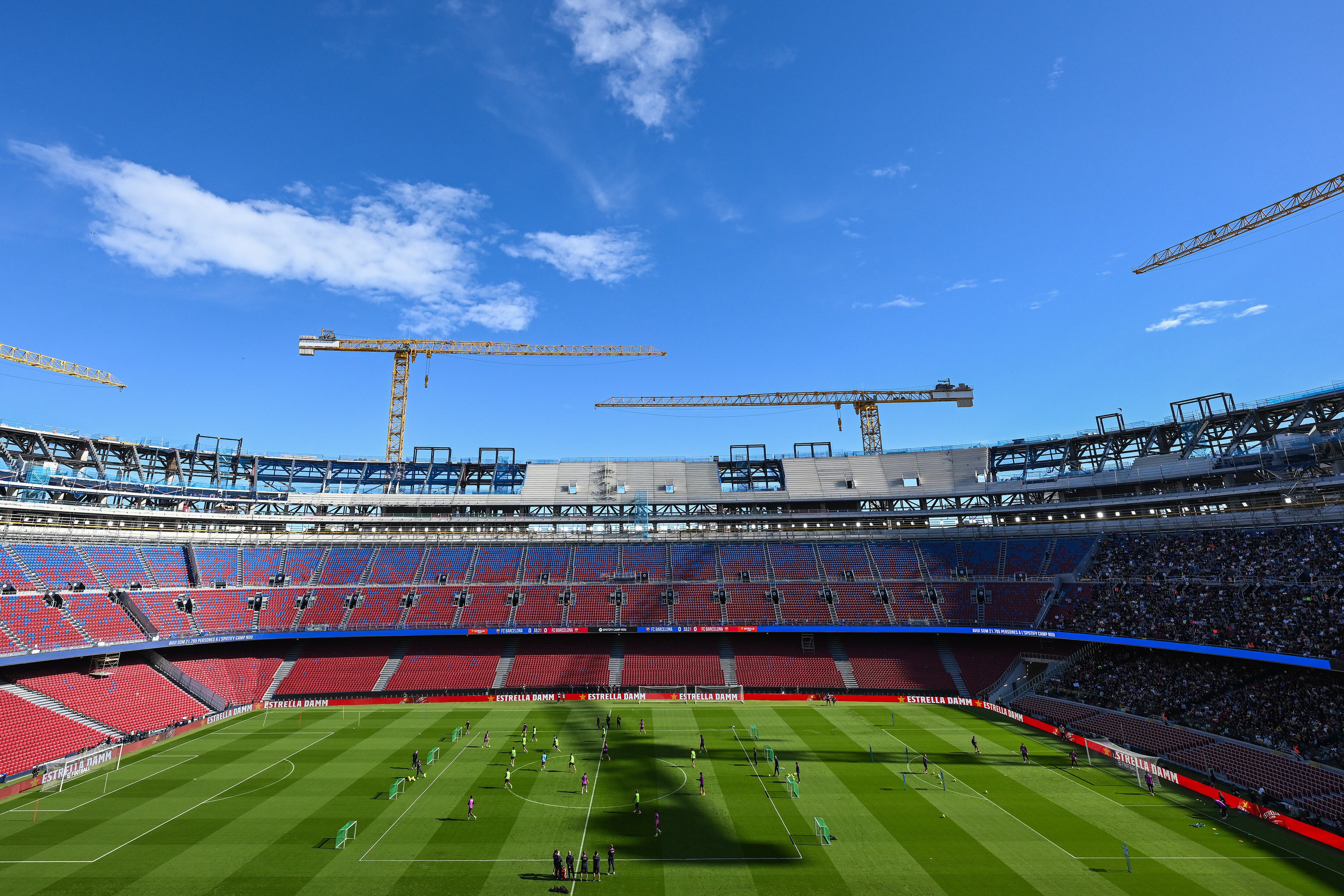Camp Nou en remodelación. Foto: David Ramos/Getty Images
