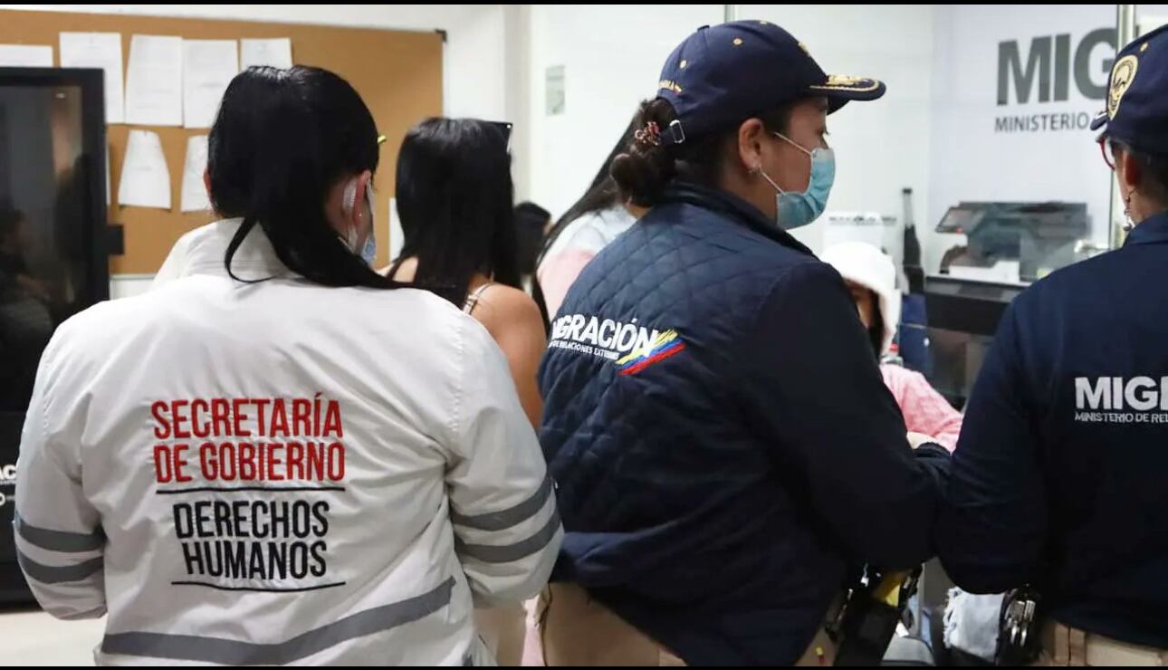 Llegan a Colombia las jóvenes que estaban desaparecidas en México. Foto: cortesía Cancillería.