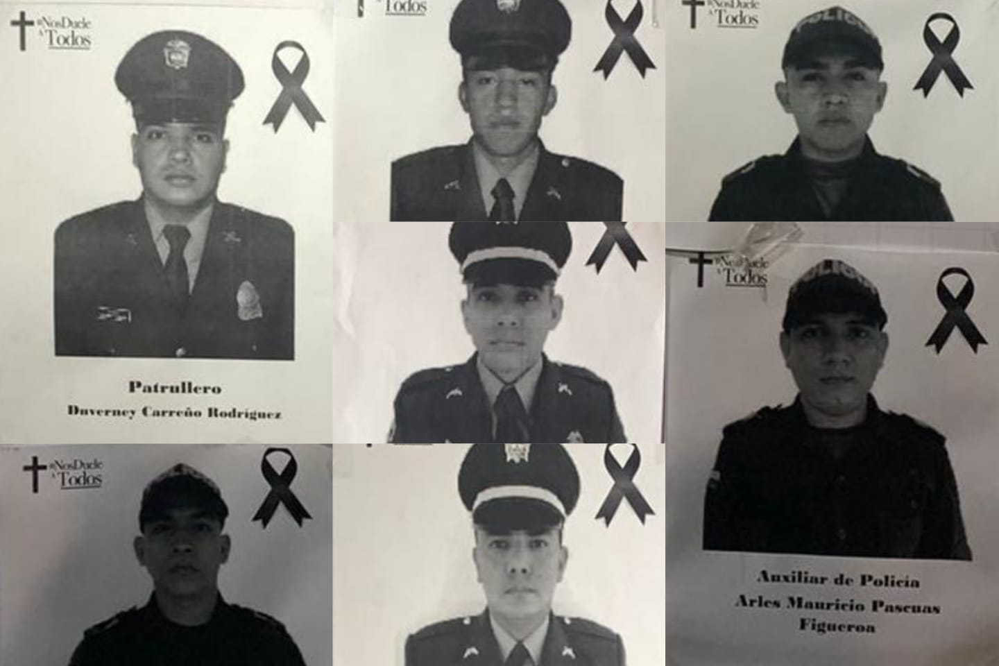 Siete policías muertos en atentado en Neiva. Foto: W Radio