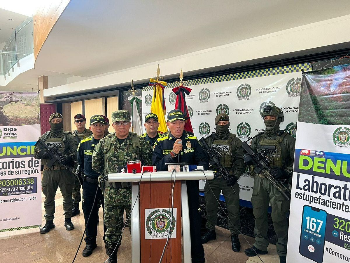 Policía lanza línea para denunciar laboratorios de estupefacientes- cortesía Policía 