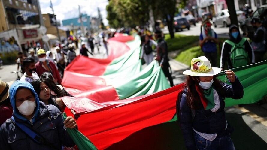 Organizaciones indígenas denuncian constantes amenazas a comunidades en Colombia. Foto: Colprensa - Sergio Acero